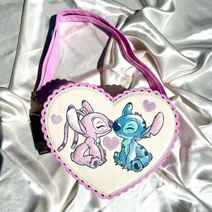 Loungefly stitch chocolate box heart crossbody